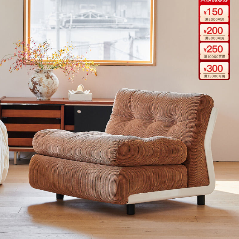 Medieval Amanta Creative Module Combination Designer Tiramisu Fabric Sofa Living Room Single Sofa