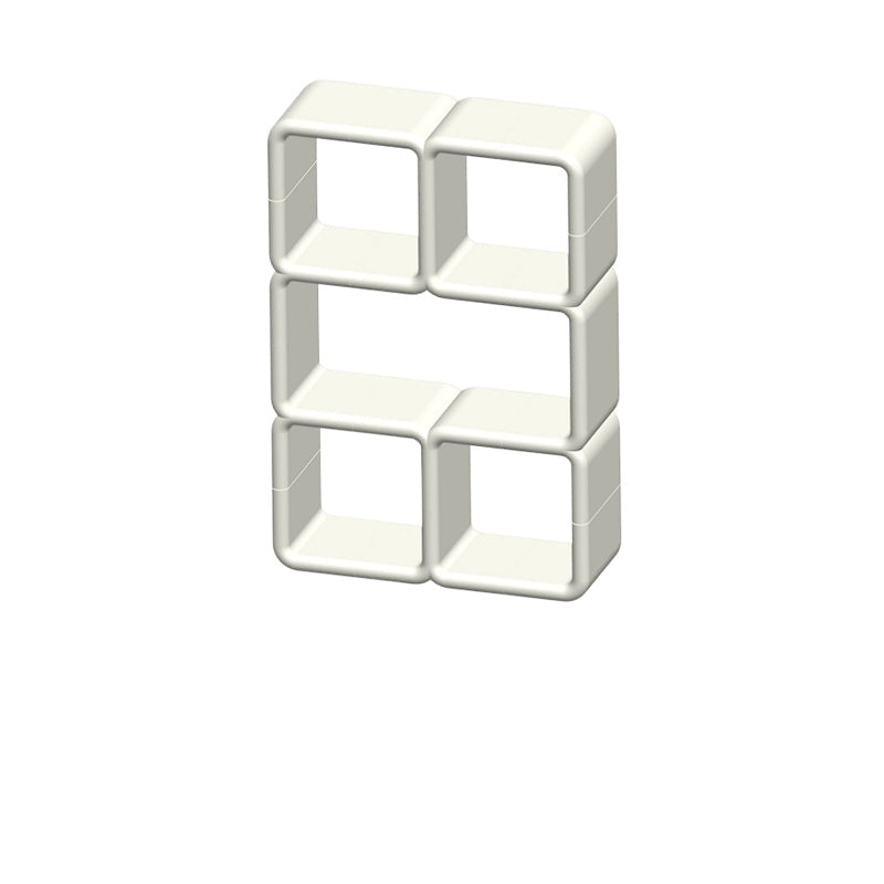 Mittelalterliches Spleißregal Ins Ins Popularhome Präsentationsregal einfaches cremefarbenes Windregal Bücherregal Schrank 