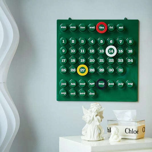 Ring-A-Datumskalender | Wanddekorationskalender-Design aus der Mitte der Antike, Replika des ewigen Kalenders, Ornamente