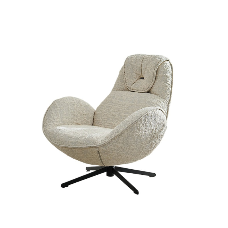 Eggshell Chair Nordic Wabi Wind Designer Snail Chair Single Sofa Rotating Lazy Chair Living Room Bedroom Leisure Chair