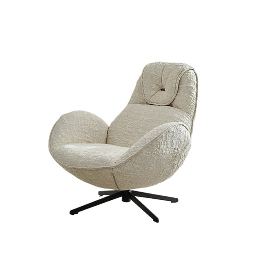 Eggshell Chair Nordic Wabi Wind Designer Snail Chair Single Sofa Rotating Lazy Chair Living Room Bedroom Leisure Chair