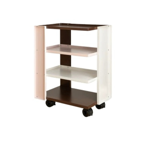 Mobiler Trolley-Rack Schmiedeeisen Sofa Beistelltisch Moderner einfacher Nachttisch Kleiner Couchtisch Leichter Luxus 