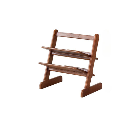 Mittelalterlicher Zeitungsständer, deckenhoher Zeitungsständer aus Massivholz, Ornament-Zeitungsständer, Ins-Balkon, kleines Bücherregal 