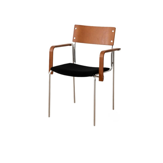 Leichter Luxus High-End-Esszimmerstuhl Mittelalterlicher Designerstuhl Nordischer Bauhaus-Freizeit-Rückenstuhl 