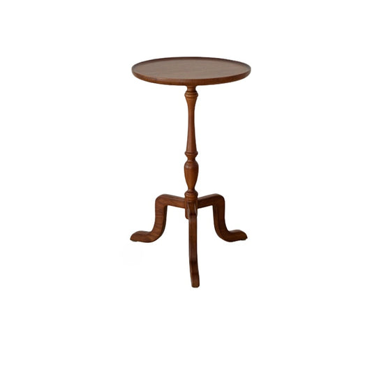 Französischer Retro-Beistelltisch Vintage Couchtisch Balkon Couchtisch Massivholz Wabi Sabi Sofa Ecktisch 