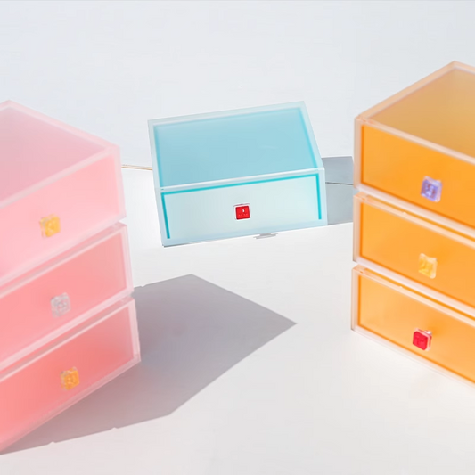 Acryl Kunst Ornament Kreative Blind Box Schrank Figur Schrank Desktop Lagerung Schrank Regal Schmuck