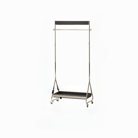 Mobile Garderobe Mittelalterlicher Kleiderbügel aus Massivholz Vom Boden bis zur Decke Schlafzimmer-Aufbewahrungsbügel Kreativer leichter Luxus 