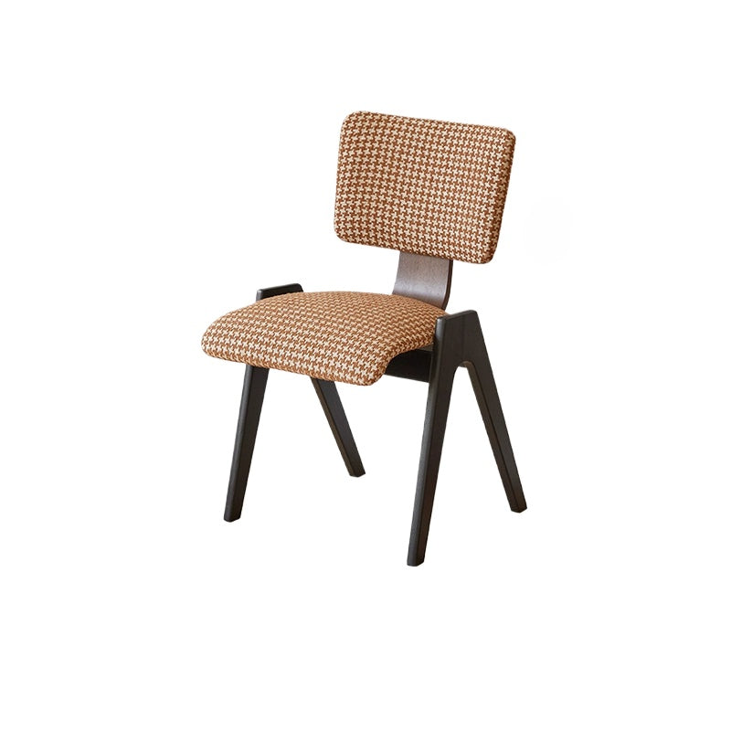 Retro-Esszimmerstuhl aus massivem Holz mit tausend Vogelgittern, weicher Tasche, Freizeitstuhl, leichter Luxus-Café-Stuhl mit kreativer Rückenlehne 