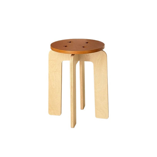Bear Stool Living Room Home Creative Low Stool Ins Popular Solid Wood Small Bench Strong and Durable High Value