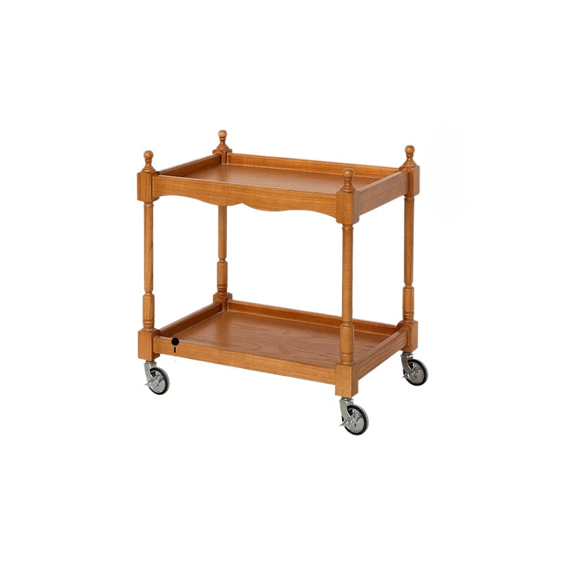 Mittelalterlicher Trolley aus Massivholz, französisches abnehmbares Sofa, Seite, paar Retro-Nachttisch-Lagerregale 