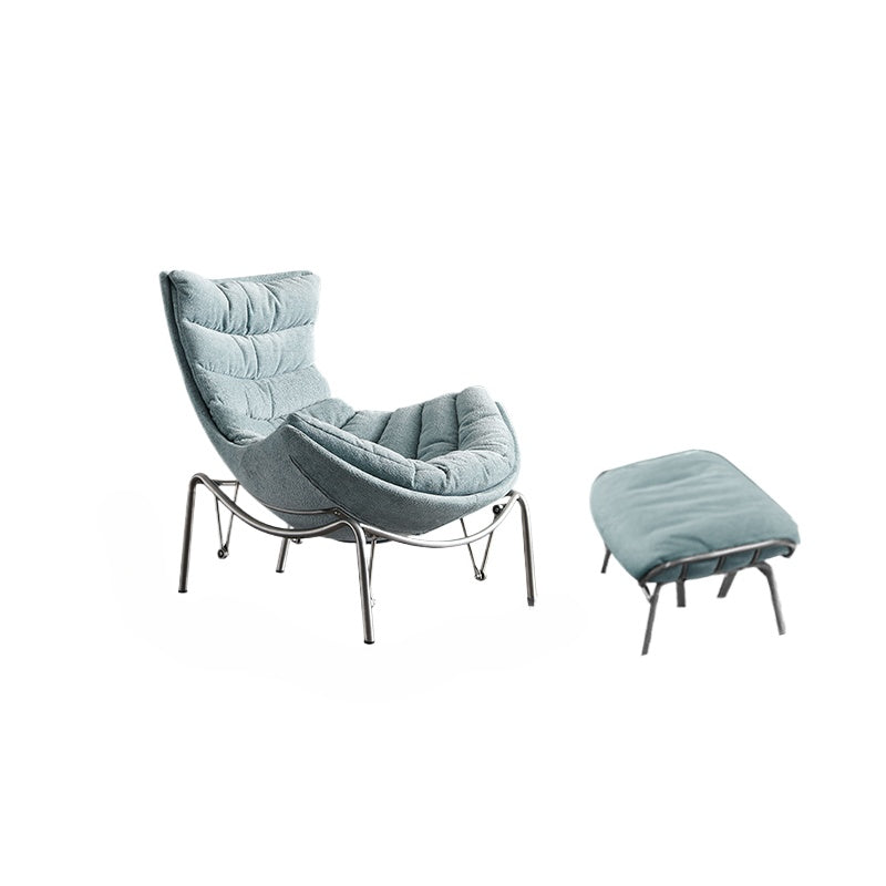 Nordic Creative Rocking Chair Adult Recliner Nap Balcony Living Room Fabric Snail Chair Lazy Leisure Single Sofa