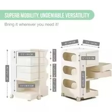 Wagen - MCM-Aufbewahrung mit Rädern und ausziehbaren Schubladen - Professioneller Trolleywagen - Tragbarer Caddy