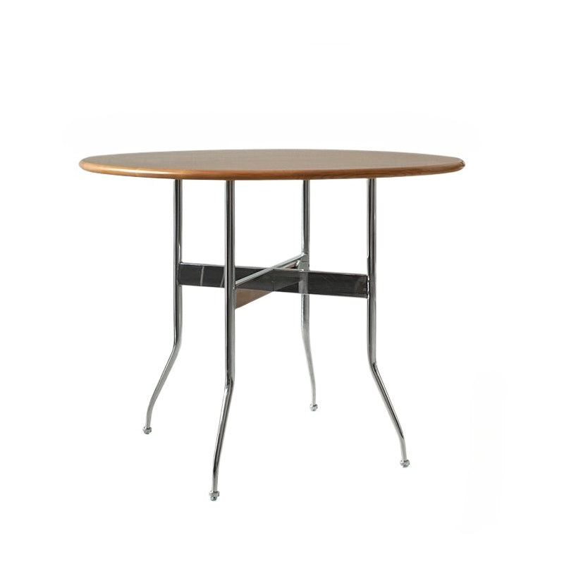 Retro Massivholz Esstisch Haushalt Kleine Wohnung Esstisch Nordischen Stil Runder Tisch Japanischen Einfache 