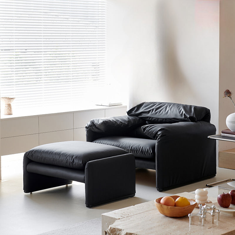 Maralunga Maralunga Designer Living Room Small Apartment Adjustable Backrest First Layer Cowhide Single Sofa
