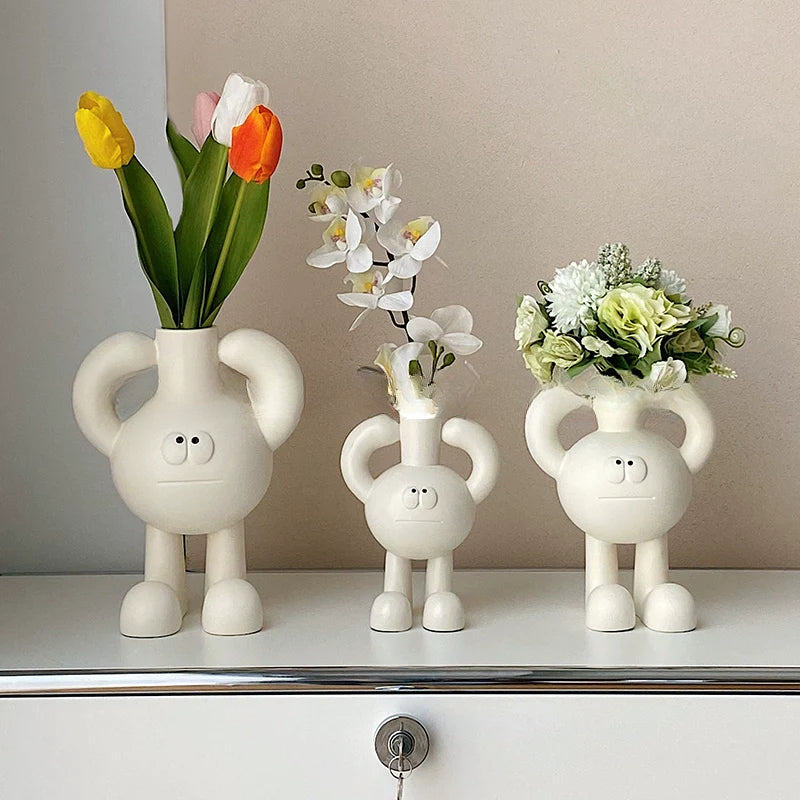 Korea Nette Ins Getrocknete Blume Vase Kreative Dekorative Ornament Simulierte Blume Anordnung Mädchen Geschenk 
