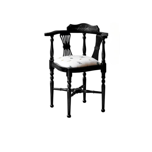 Mittelalterlicher Esszimmerstuhl Designer Massivholz Rückenlehne Stuhl Kreativer High-End Master Teestuhl Wabi 