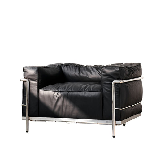 Medieval Bauhaus LC3 Sofa Living Room Balcony Designer Office Negotiation First Layer Cowhide Sofa
