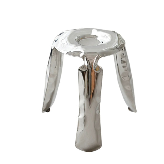 Hocker im Industriestil, kreative Modellierung, niedriger Hocker, Designer-Schuhwechselhocker, künstlerischer Sinn, Metall, Ins Popularstool 