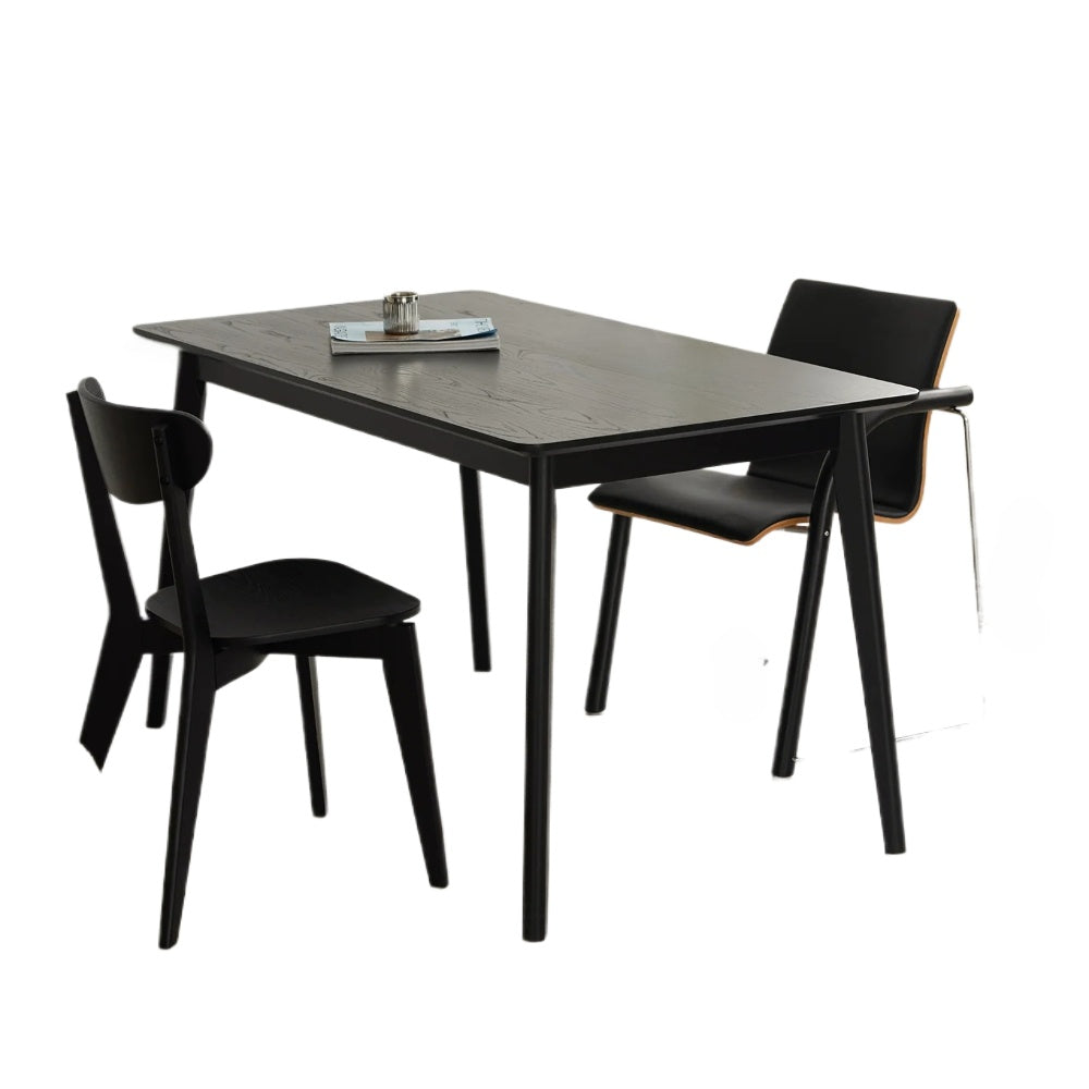 Esstisch aus reinem Massivholz, rechteckig, schlicht, antik, Esstisch, Schreibtisch im Wabi-Sabi-Stil für den Haushalt 