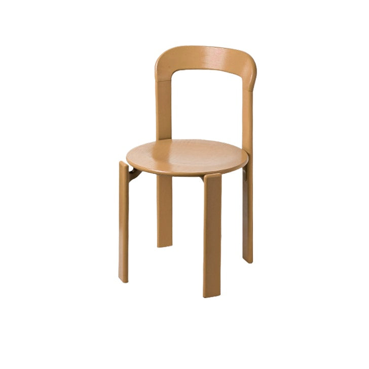 Mittelalterlicher Esszimmerstuhl aus Massivholz, Farbstuhl, minimalistischer Esstischstuhl für Zuhause, Café-Rückenlehne, Stapel 