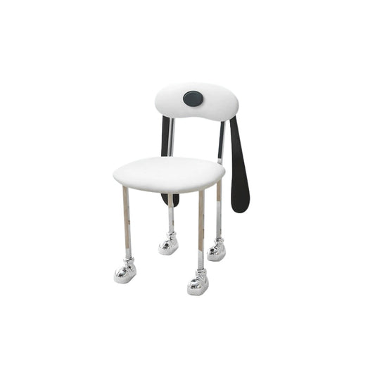 Hundestuhl mittelalterlicher cremefarbener Esszimmerstuhl Designer kreative Einfachheit Persönlichkeit Ins Popularmakeup Stuhl nach Hause 