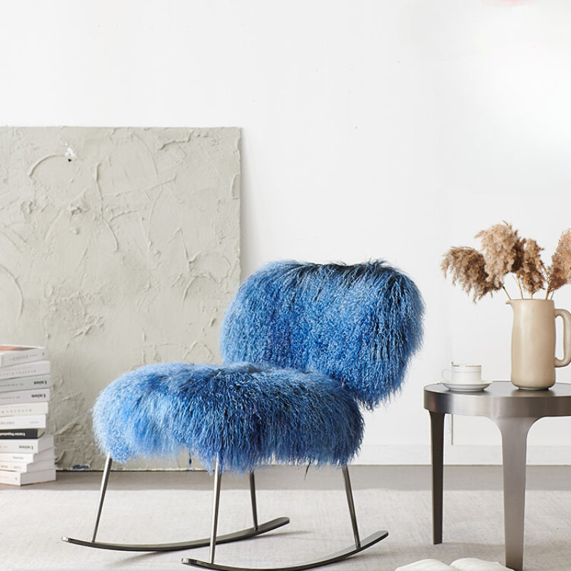 Italian Light Luxury Single Sofa Baxter Nepal Designer Chair Ins Popular High-end Wool Armchair