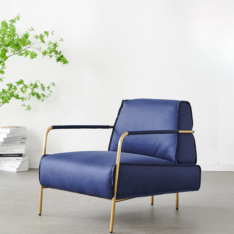 Italian Light Luxury Bruxelles Lazy Leisure Single Sofa Chair Small Apartment Living Room Balcony Armchair