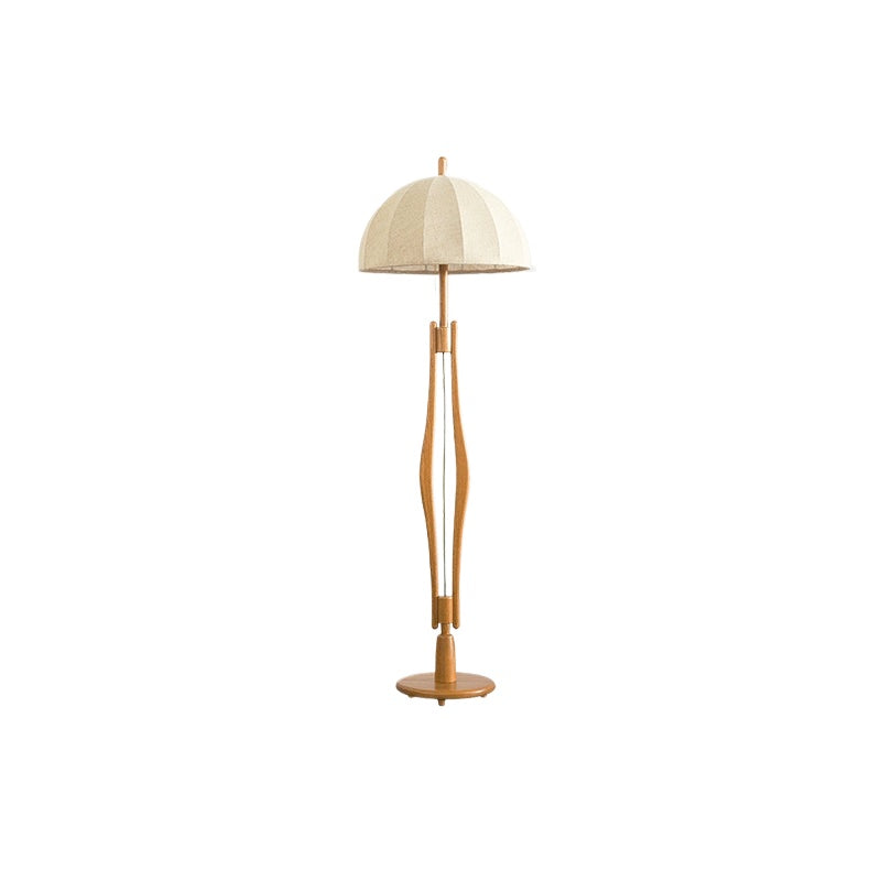 Dekorative Stehlampe mittelalterliche Massivholz-Ambiente-Lampe japanischer Wabi-Sabi-Wind kreative Kunst vertikale Lampe Wohnzimmer 