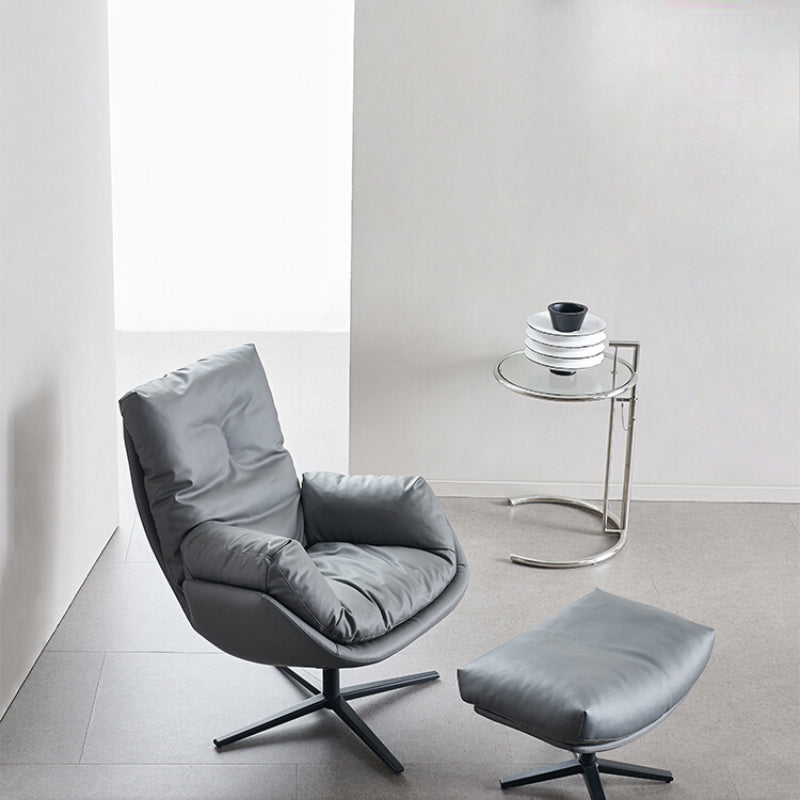 Single Sofa Chair Minimalist Balcony Leisure Chair Designer Light Luxury Tiger Chair Living Room Home Leather Lazy Recliner