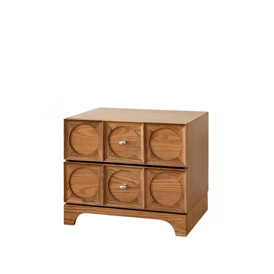 Massivholz Nachttisch Französisch Retro Designer Lagerung Seite Schrank Design Sinn Schlafzimmer Kleine Schrank Gegen Die Wand 