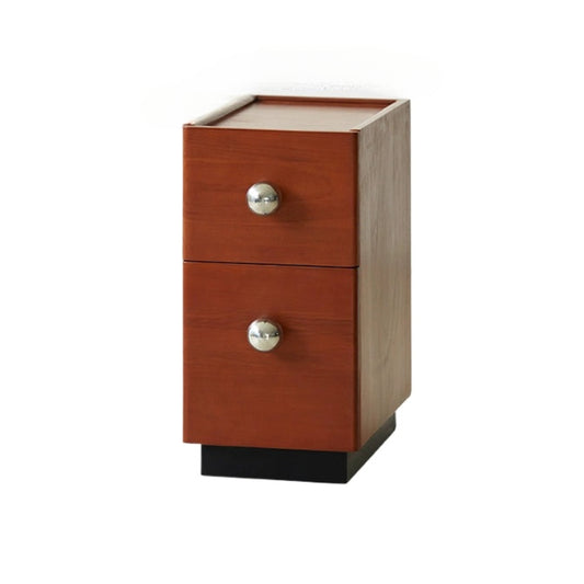 Retro Massivholz Nachttisch Nordic Modern Home Schlafzimmer Lagerschrank Creme Wind Nachttisch Schmaler Schrank 