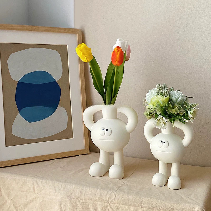 Korea Nette Ins Getrocknete Blume Vase Kreative Dekorative Ornament Simulierte Blume Anordnung Mädchen Geschenk 