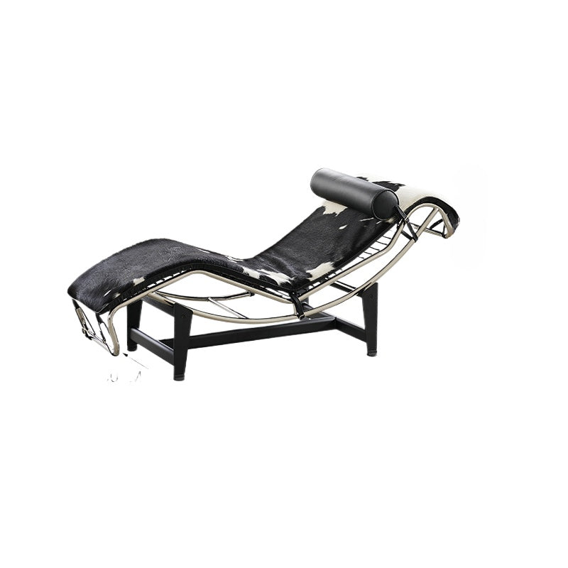 Home LC4 Recliner Corbusier Designer Leather Bauhaus Leisure Balcony Office Lunch Chair