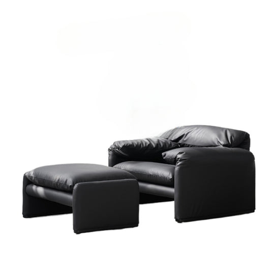 Italian Light Luxury Leather Maralunga Maralunga Living Room Balcony High Backrest Audio-visual Room Single Sofa