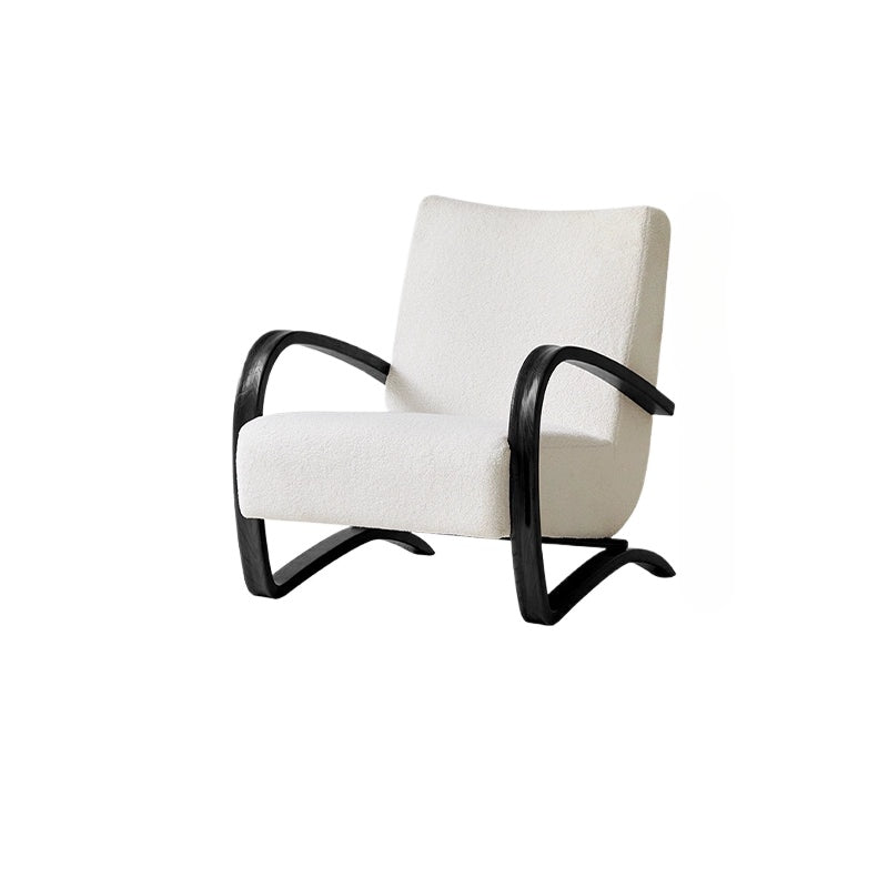 Mittelalterlicher Einzelsofastuhl Wohnzimmer Designer minimalistischer Freizeitstuhl leichter Luxus High-End-Masterstuhl 