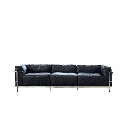 LC3 Sofa Corbusier Medieval Designer Bauhaus Italian Minimalist Three-person Straight Row Modern Leather Sofa
