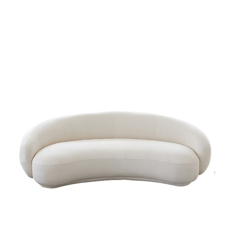 Julep Sofa Curved Sofa Nordic Wabi Sandy Wind Small Apartment Three-person Special-shaped Fabric Medieval Cashew Sofa