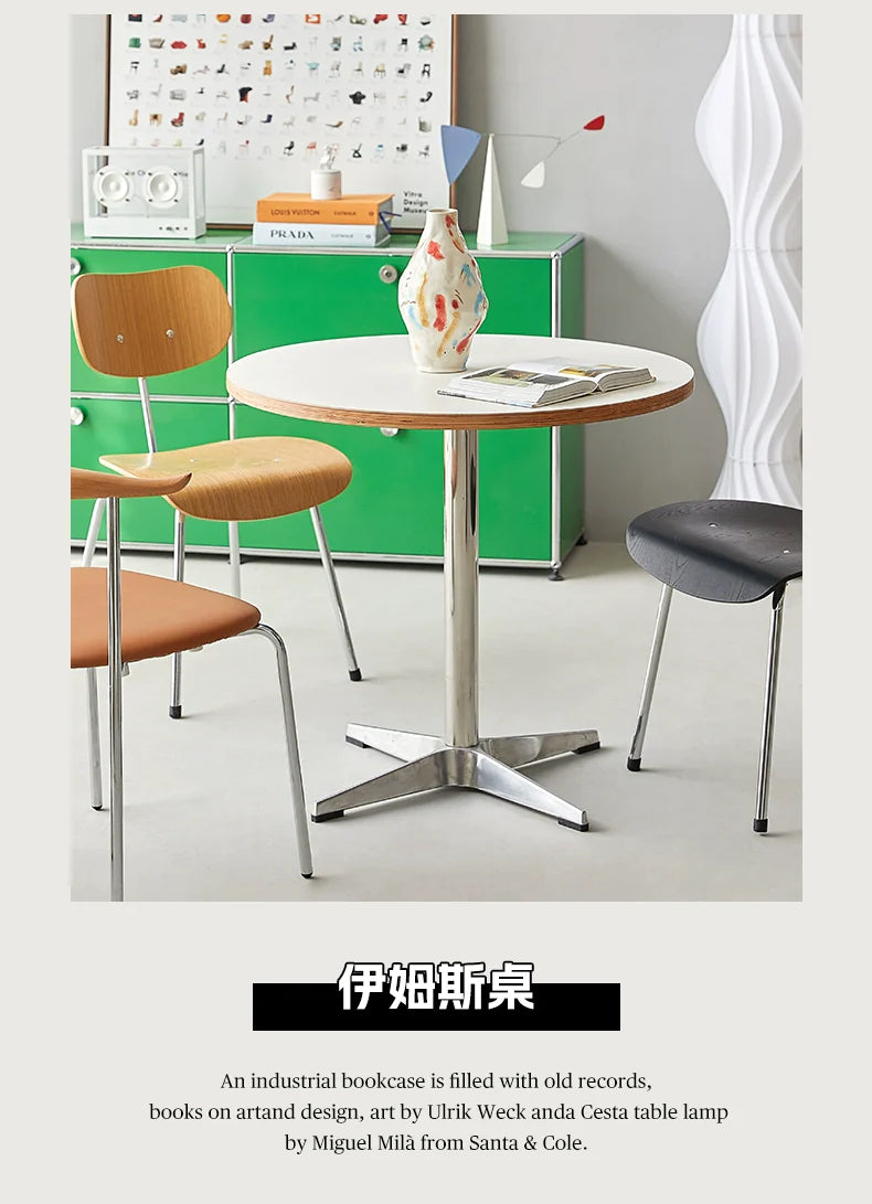 Eames Tisch Internet-Prominente Ins Wind alter runder Tisch einfacher quadratischer Esstisch Haushalt kleine Wohnung 