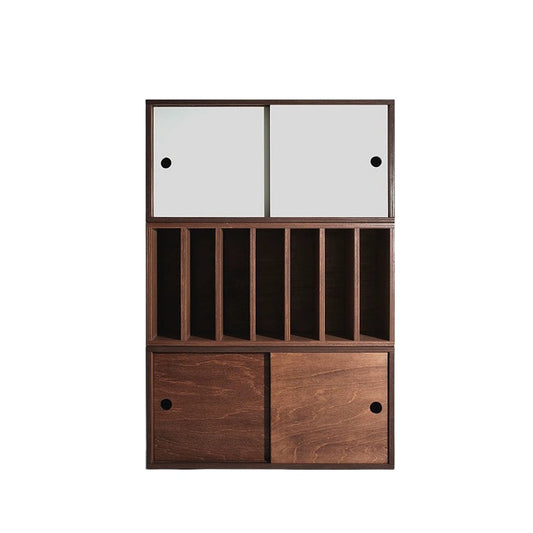 Esszimmer-Seitenschrank-Kombination, Massivholzschrank, mittelalterlicher Lagerschrank, Marine-Panel, TV-Schrank, Lagerboden, Bücherregal 