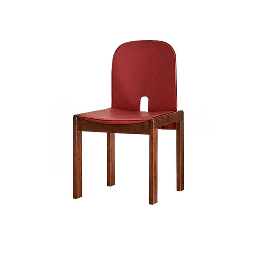 Esszimmerstuhl Haushalt Massivholz Ölwachs Leder Hocker Rückenlehne Licht Luxus Senior Designer Stuhl Mittelalter Wabi Sari 