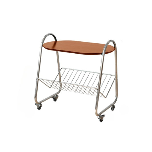 Retro Warenkorb Rack Einfache Ins Wind Mobile Sofa Seite Paar Creme Wind Kleine Wohnung Kaffee Tisch 