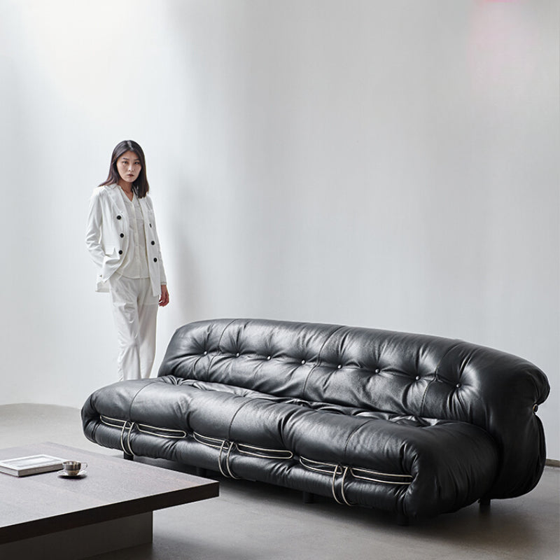 Soriana Hippo Steel Teeth Sofa Wabi Wind Ins Popular Designer Leather Single Chair Living Room Medieval Lazy Sofa