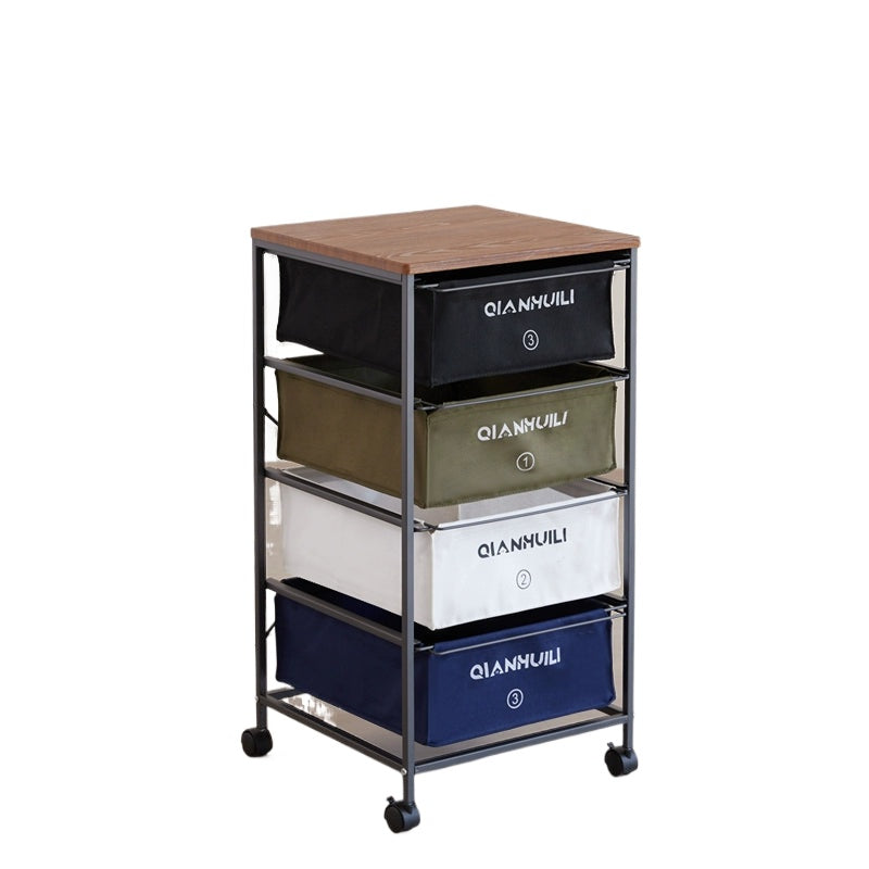 Industrial Style Drawer Type Storage Cabinet Mobile Medieval Shelf Under Table Storage Cabinet Japanese Trolley
