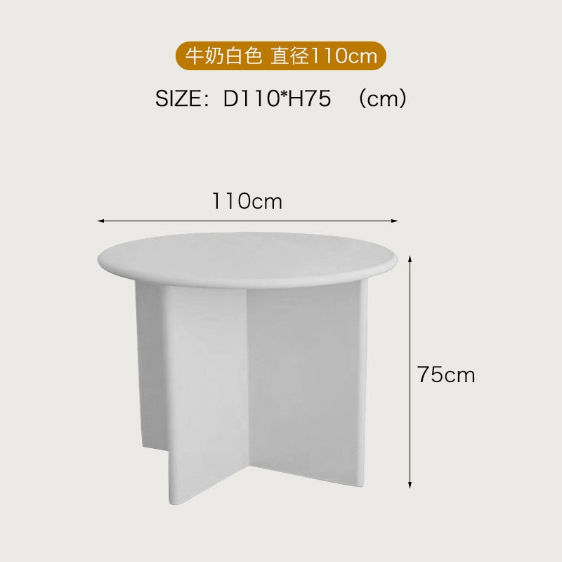 Nordic Internet Prominente Ins Stil Esstisch Wabi Wind Farbe Medieval Kleine Wohnung Wohnzimmer Bett und Frühstück Runden Tisch 