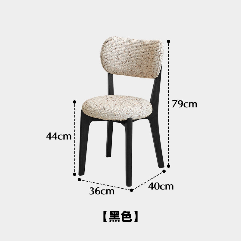 Creme wind stuhl haushalt massivholz retro esszimmer stuhl weiche tasche Ins Popularleisure rückenlehne dressing stuhl kreative 