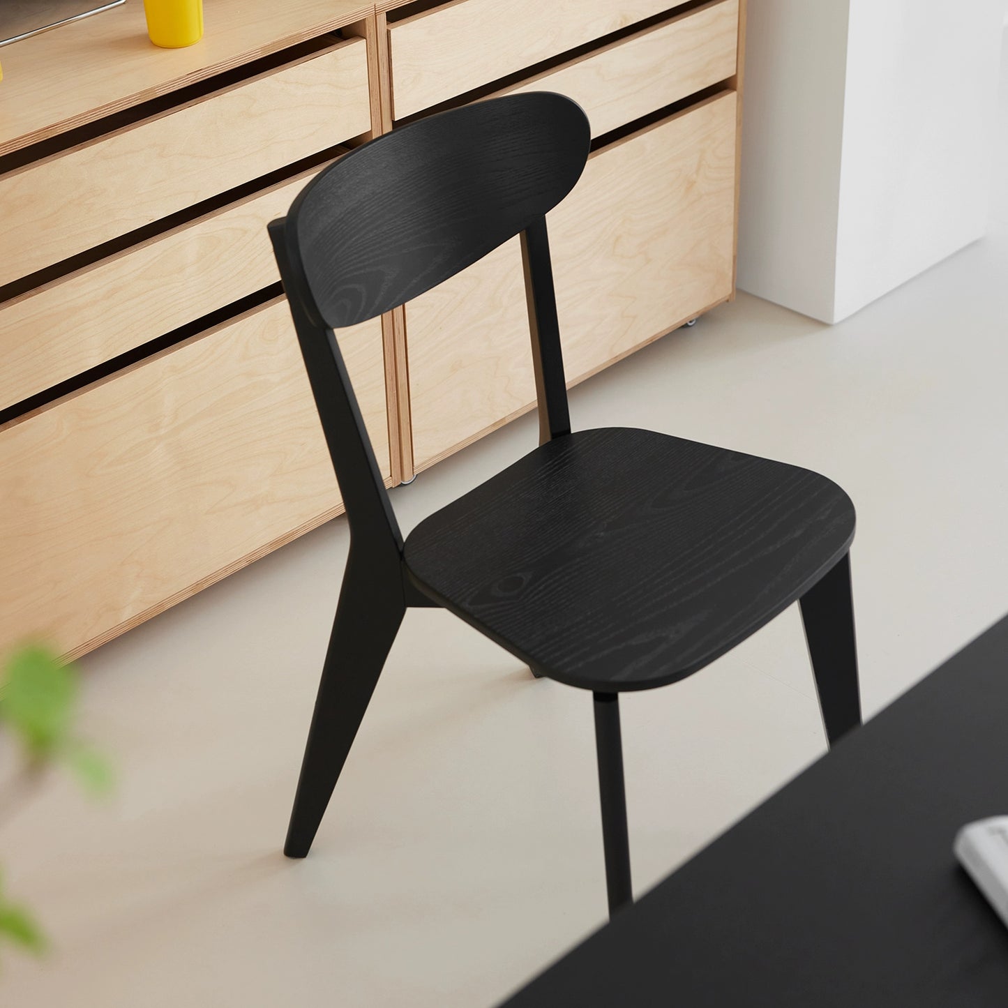 Esszimmerstuhl aus massivem Holz, mittelalterlich, minimalistisch, Ins, Log-Stil, Schreibtischstuhl, Wohnzimmer, Zuhause, Wabi Sabi, Rückenlehnenhocker 