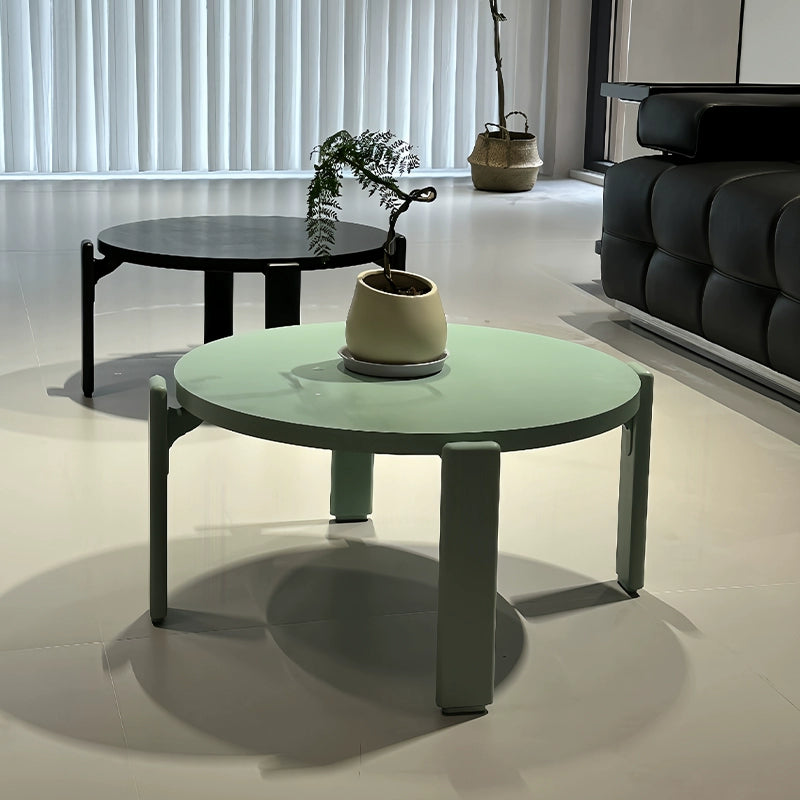 Massivholz Couchtisch Wohnzimmer Haushalt kleine Wohnung Teetisch minimalistischen Log Stil kreativer niedriger Tisch Wabi Sandy Wind 