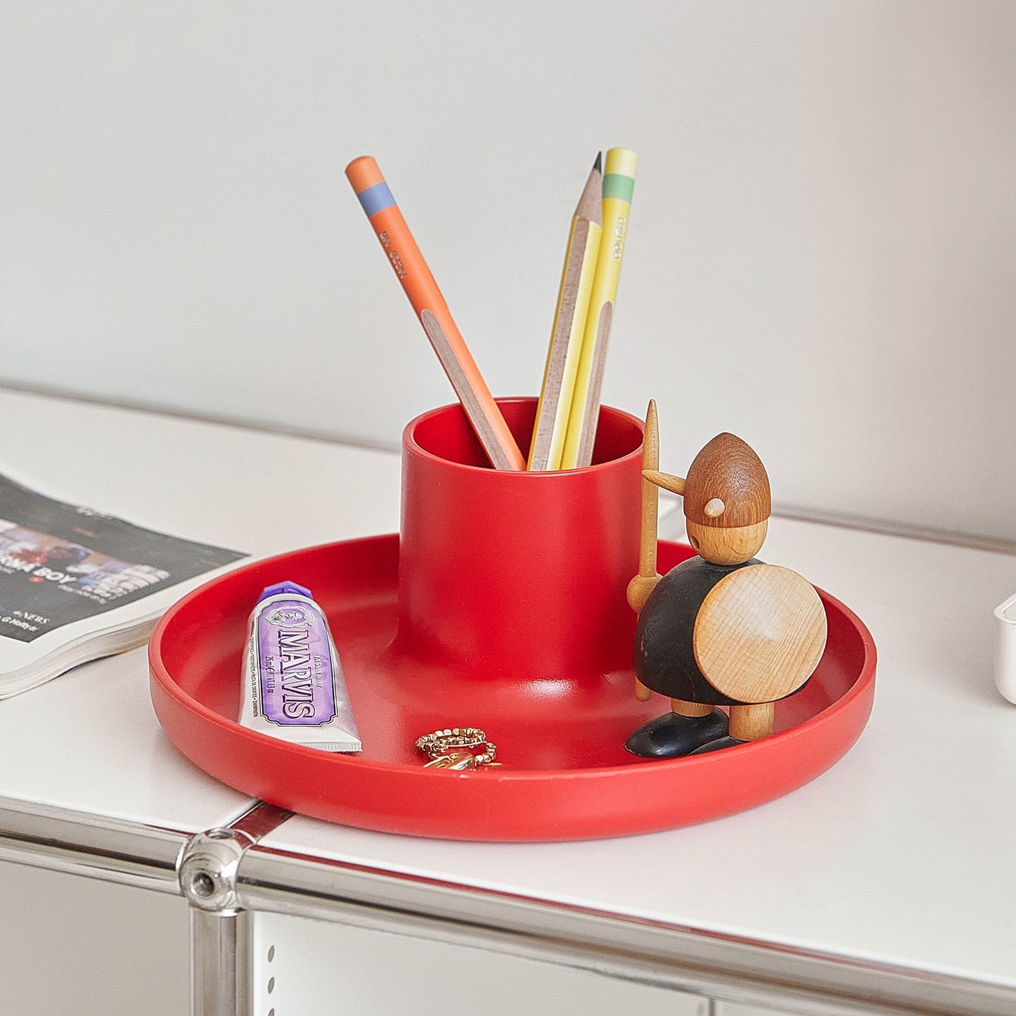 Desktop Storage Tray Büro Kleinigkeiten Lagerung Box Designer Einfache Ins Wind Aromatherapie Tablett 