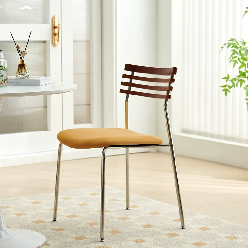 Nordic Rückenlehne Stuhl Haushalt Massivholz Licht Luxus High-End Esszimmerstuhl Kleine Wohnung Freizeit Balkon Schreibtischstuhl