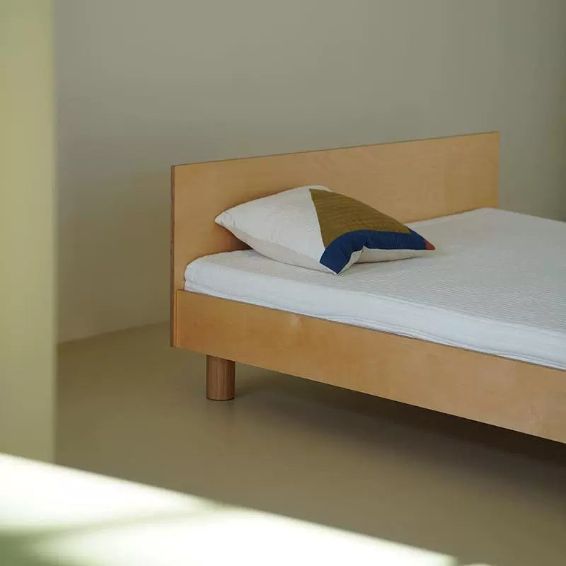 Ocean Board Bettbrett, Massivholz, Designer 1,5 m Einzelbettrahmen, Japanisches minimalistisches 1,8 m Doppelbettkopfteil 